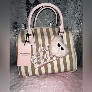 Juicy Couture pink and tan bag